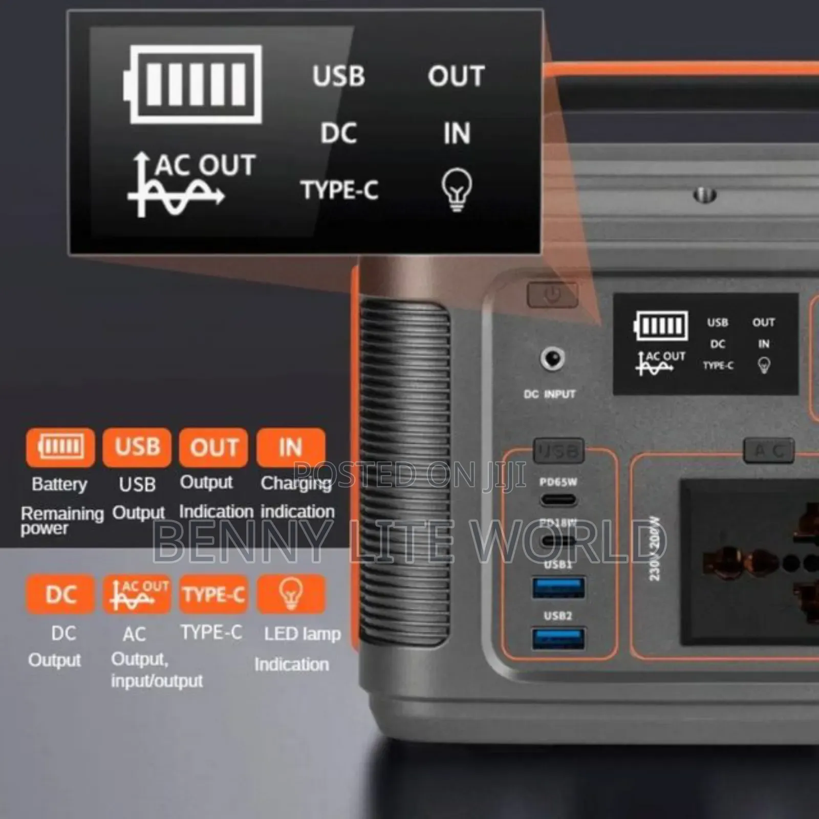 500w Portable Solar Power System. ( Generator).