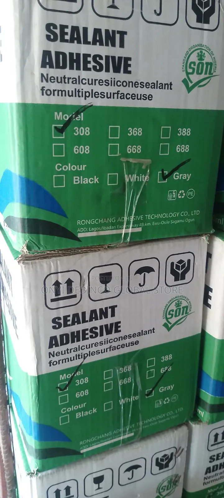 Rongtai Rt-308 Silicone Sealant - 300ml All Colors Available
