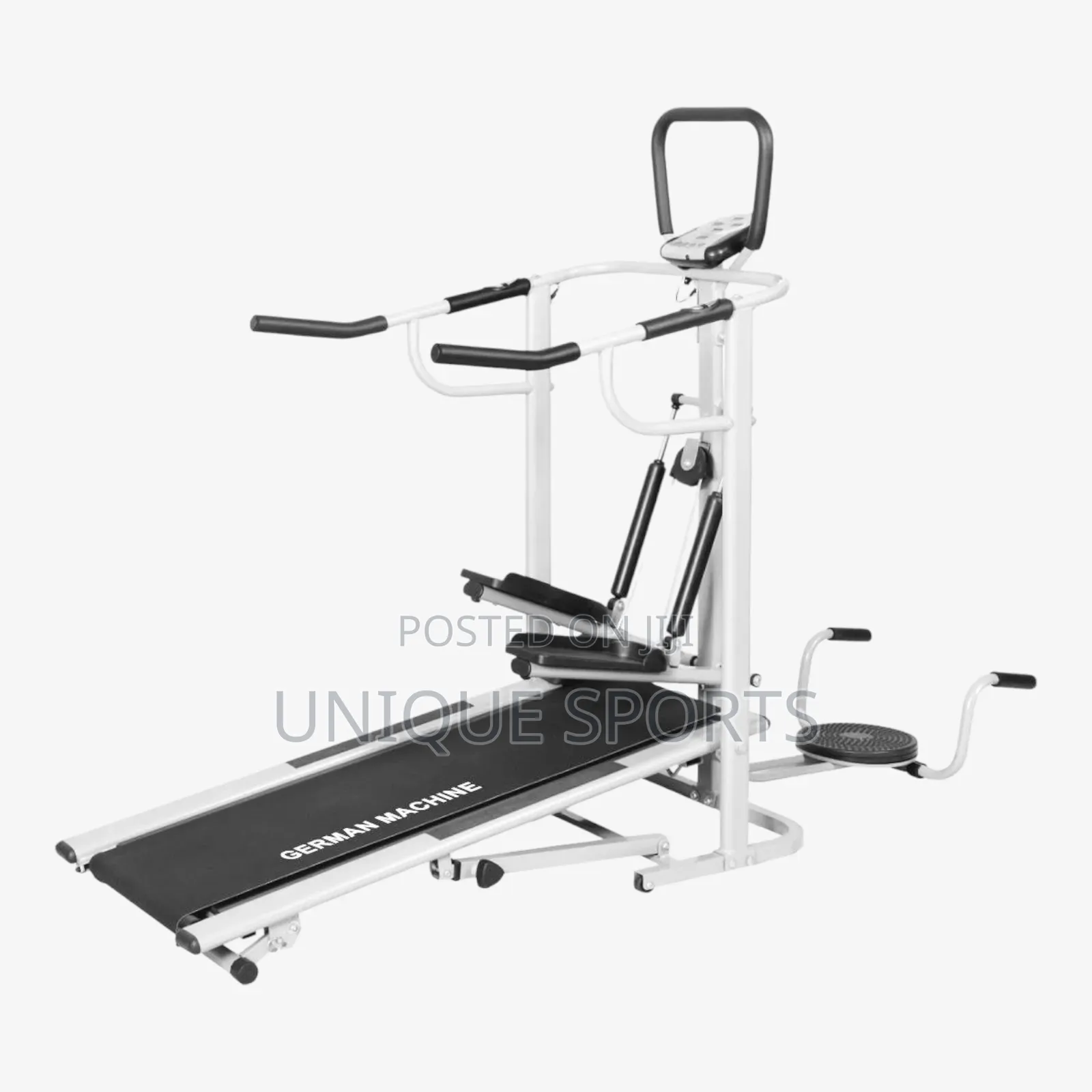 Manual Treadmill With Stepper and Push-Up Bar