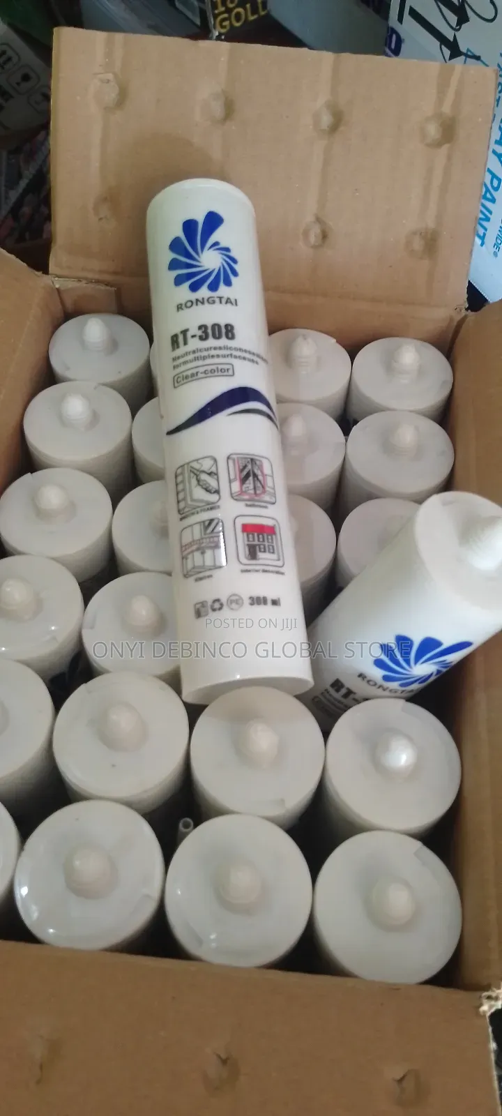 Rongtai Rt-308 Silicone Sealant - 300ml All Colors Available