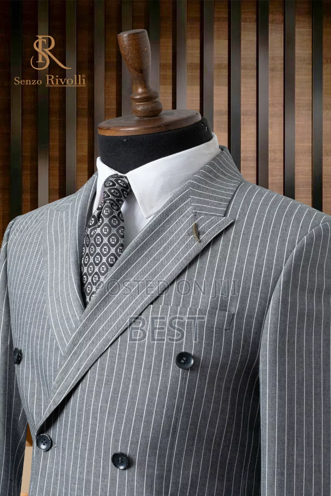 Strips Turkish Double Breasted Suit