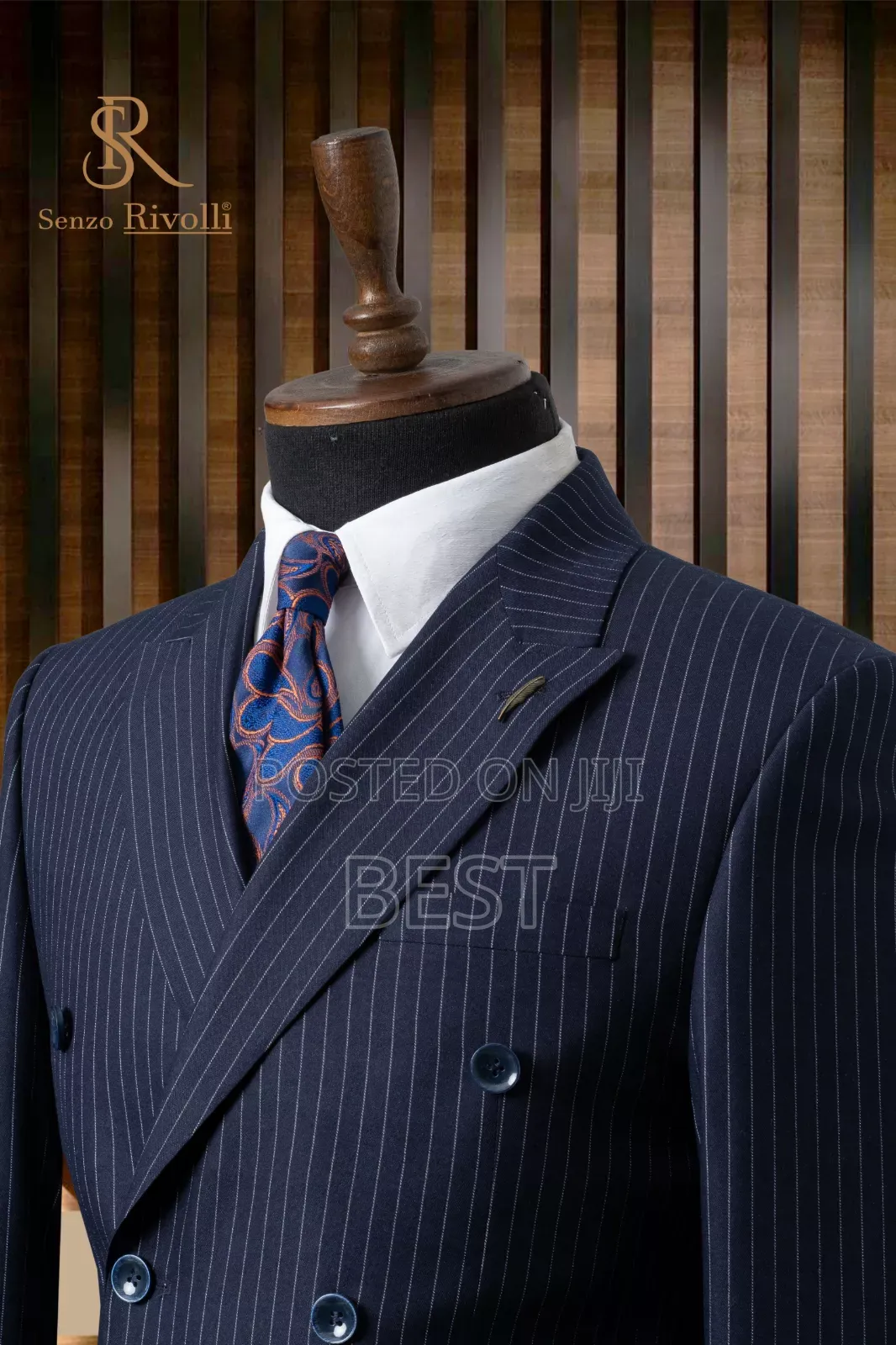 Strips Turkish Double Breasted Suit