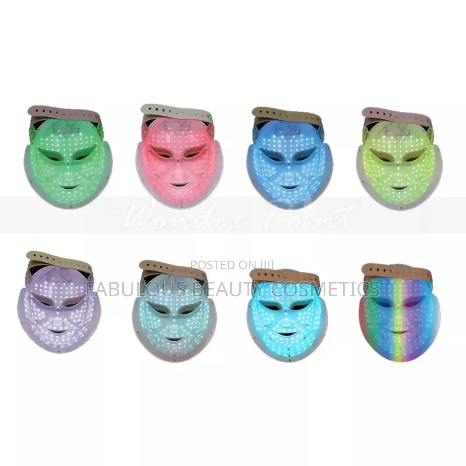 Cleopatra Led Therapy Device Photodynamic Face and Neck Mask