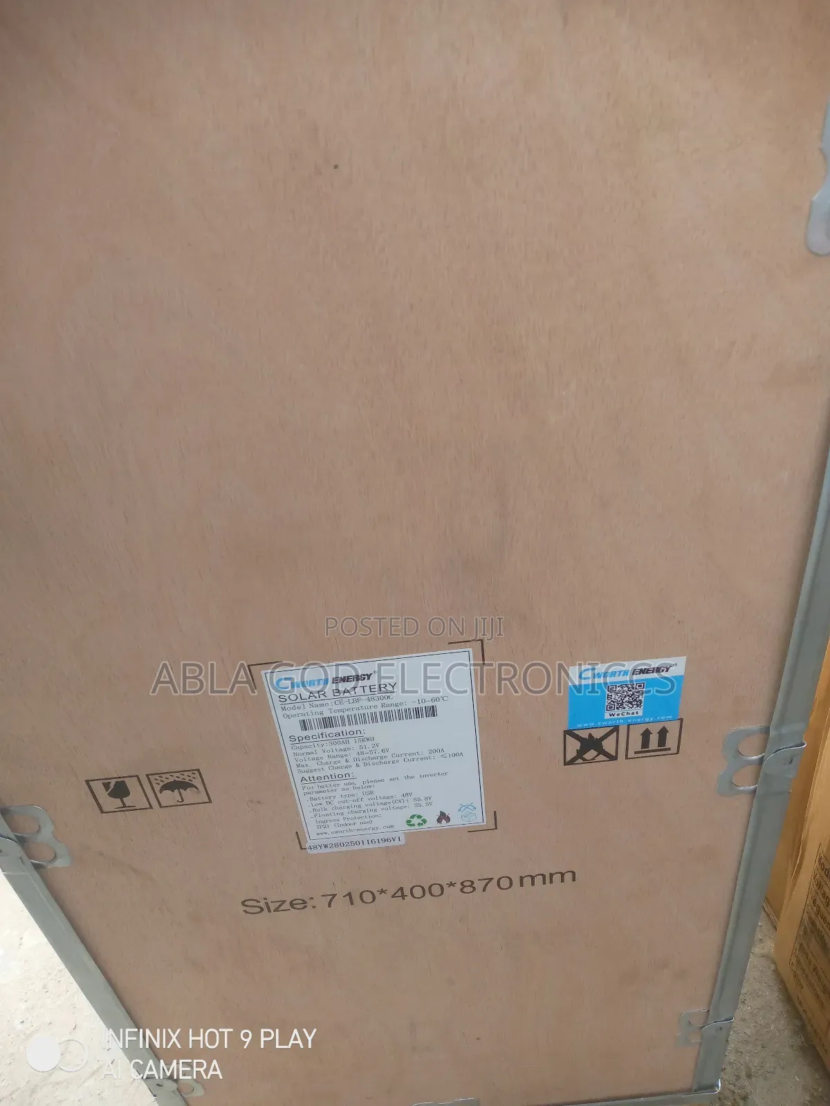 15kwh/ 51.2v Cworth Lithium Ion Battery.