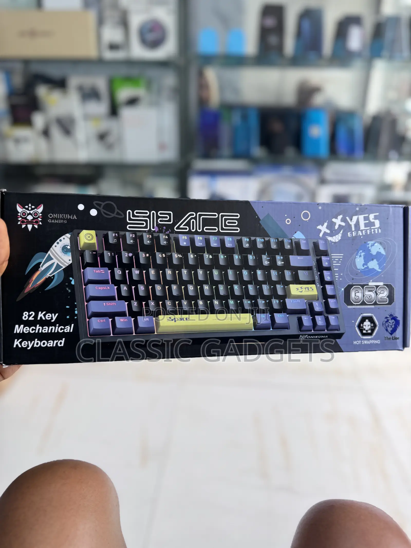 Onikuma G52 82 Keys Mechanical Professional Gaming Keyboard
