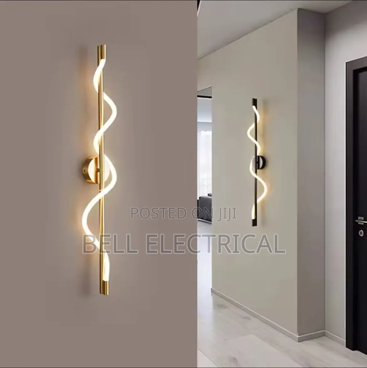 Modern Led Spiral Wall Lamp