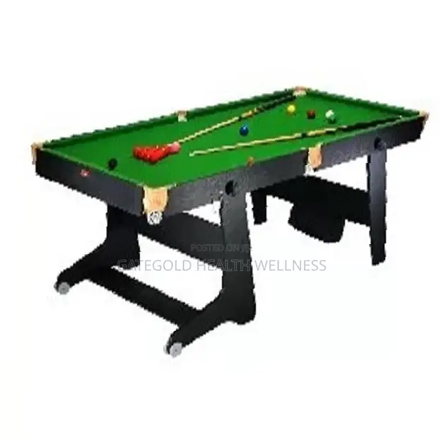 6ft Folding Pool (Snooker) Table (Gategold Brand) Dq-P017