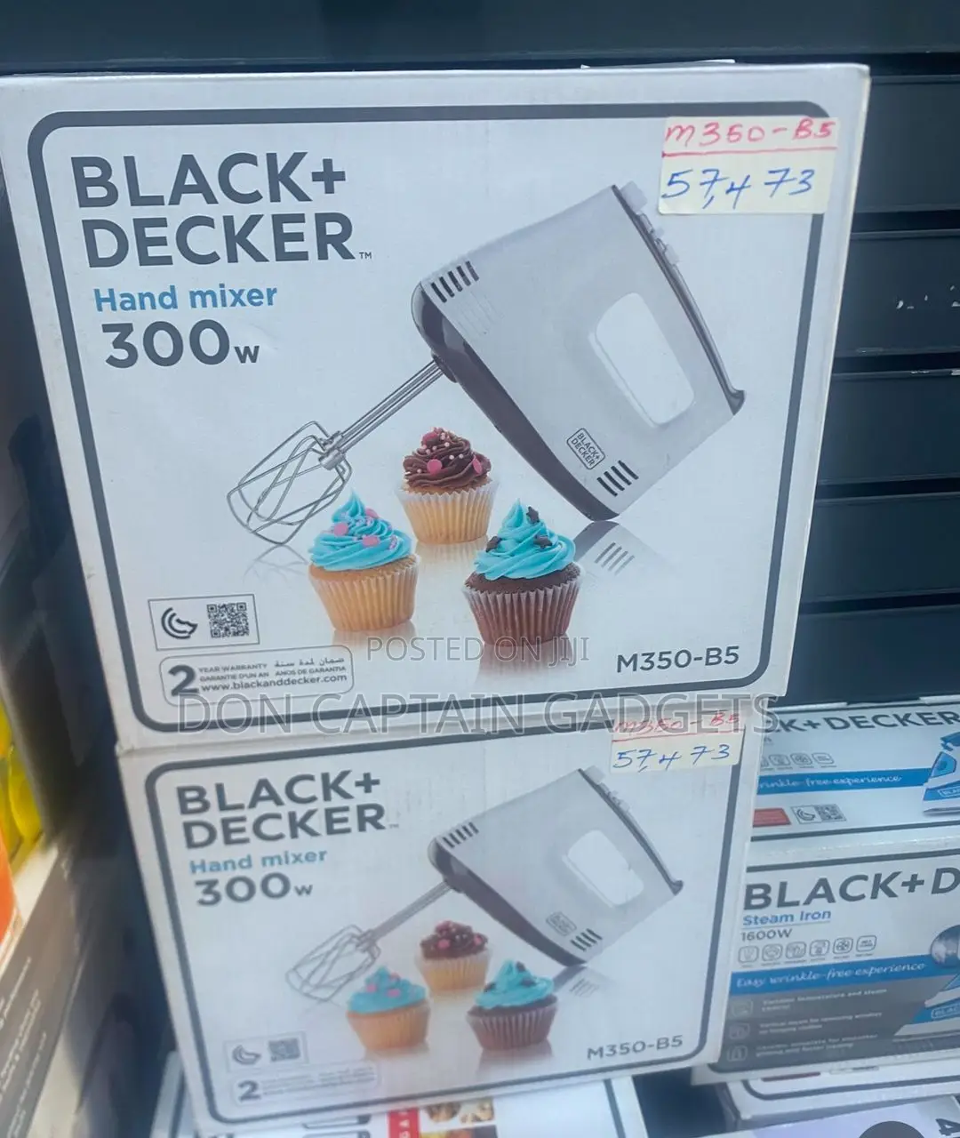Black + Decker Hand Mixer 300w M350-b5