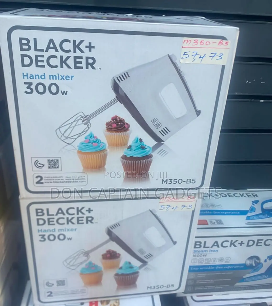 Black + Decker Hand Mixer 300w M350-b5