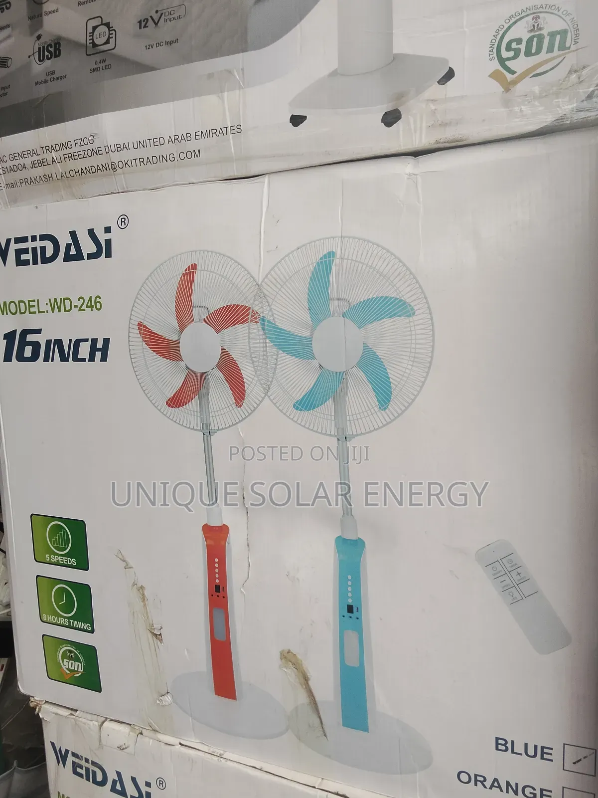 16" Solar Fan