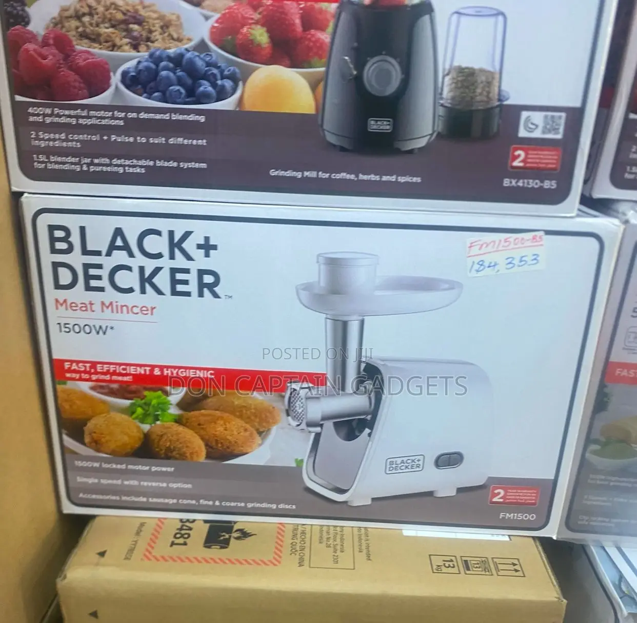 Black + Decker Meat Mincer 1500w Fm1500-B5