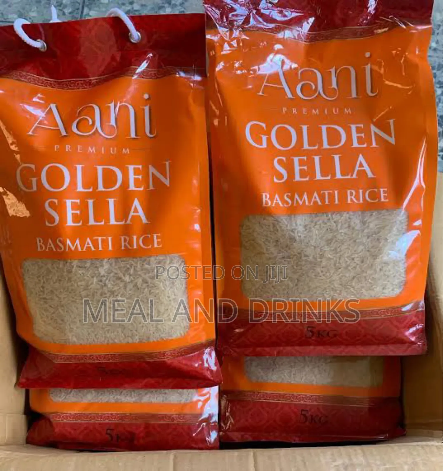 Aani Golden Sella Basmati Rice(Carton)
