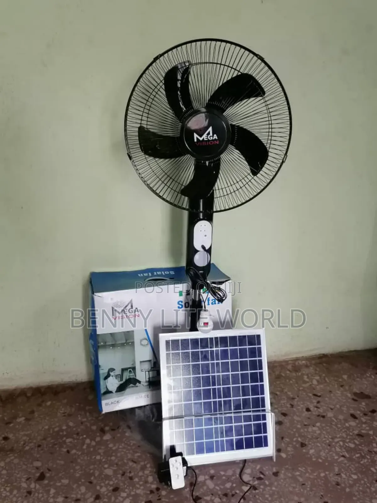 16 Inches Solar Standing Fan