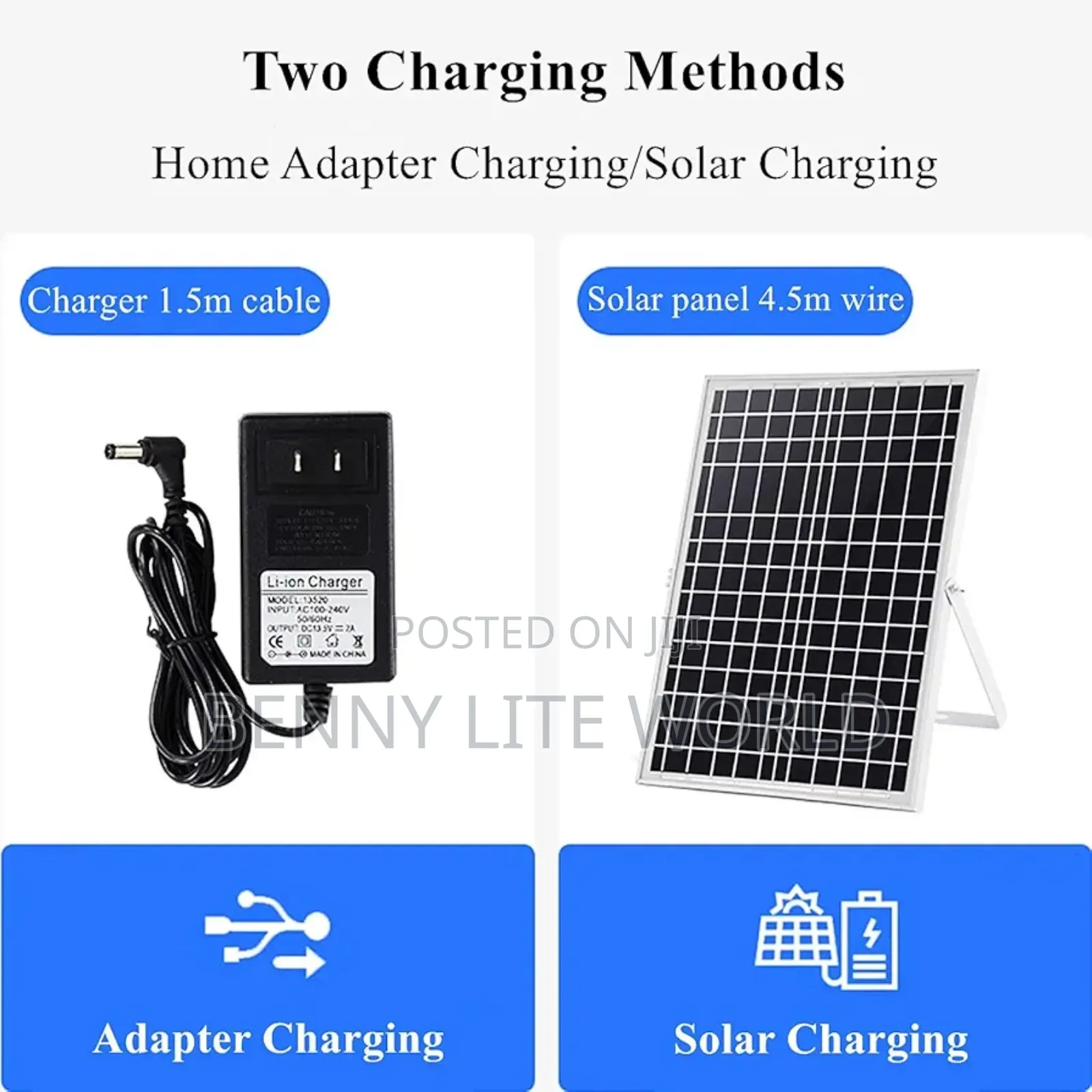 16 Inches Solar Standing Fan