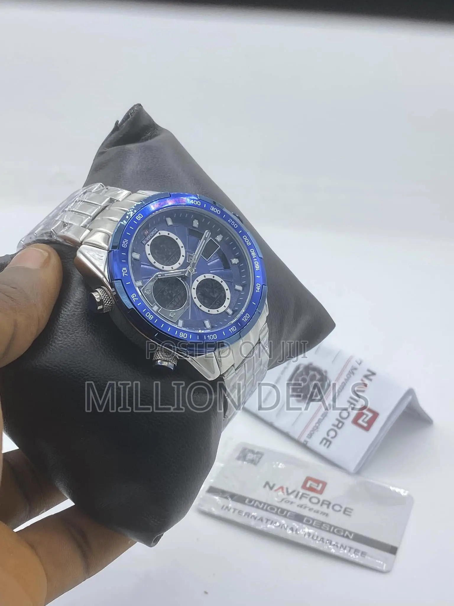 Stainless Steel Strap Men's Wrist Led Watch