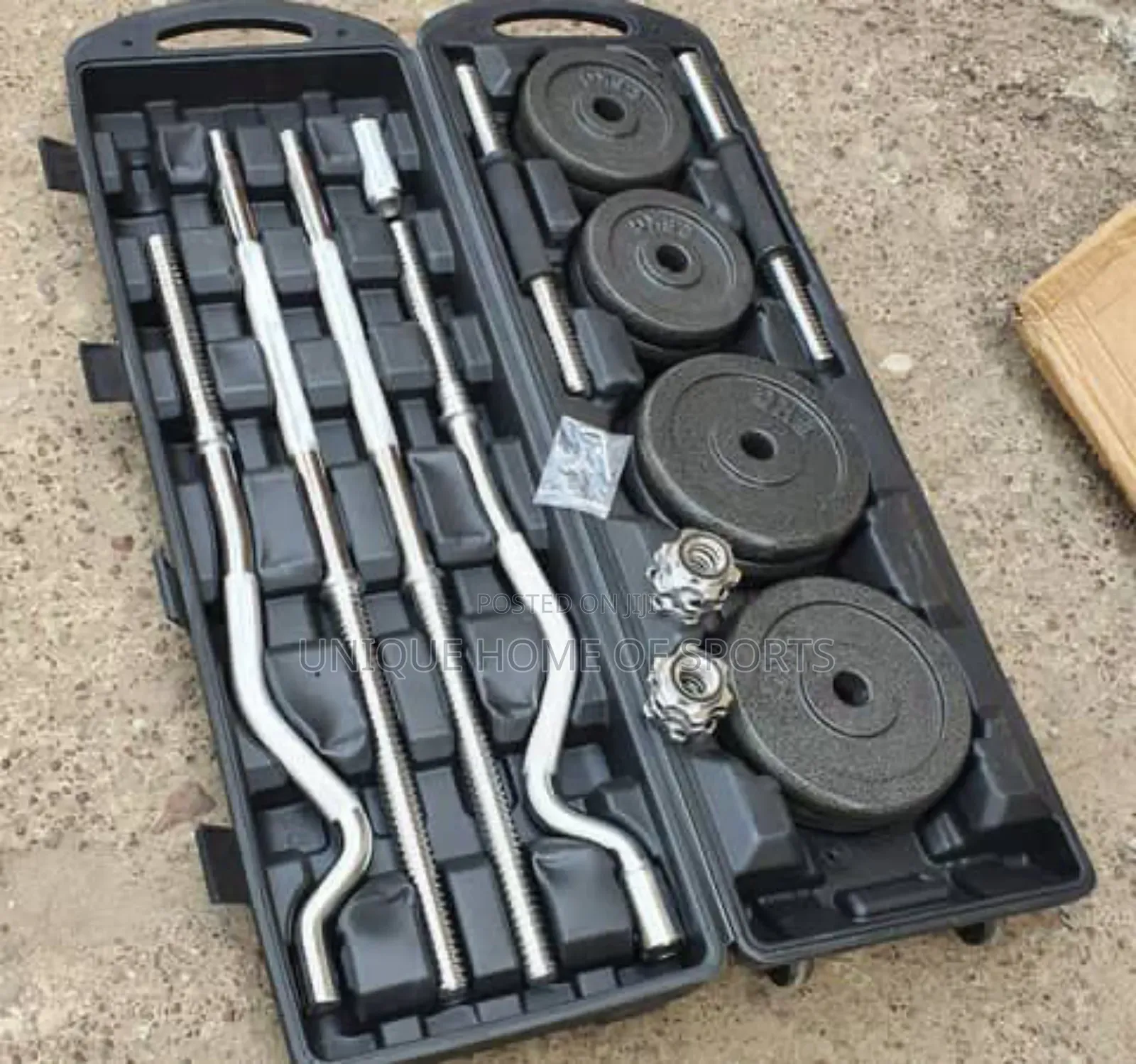 55kg Dumbell Set  With Barbel