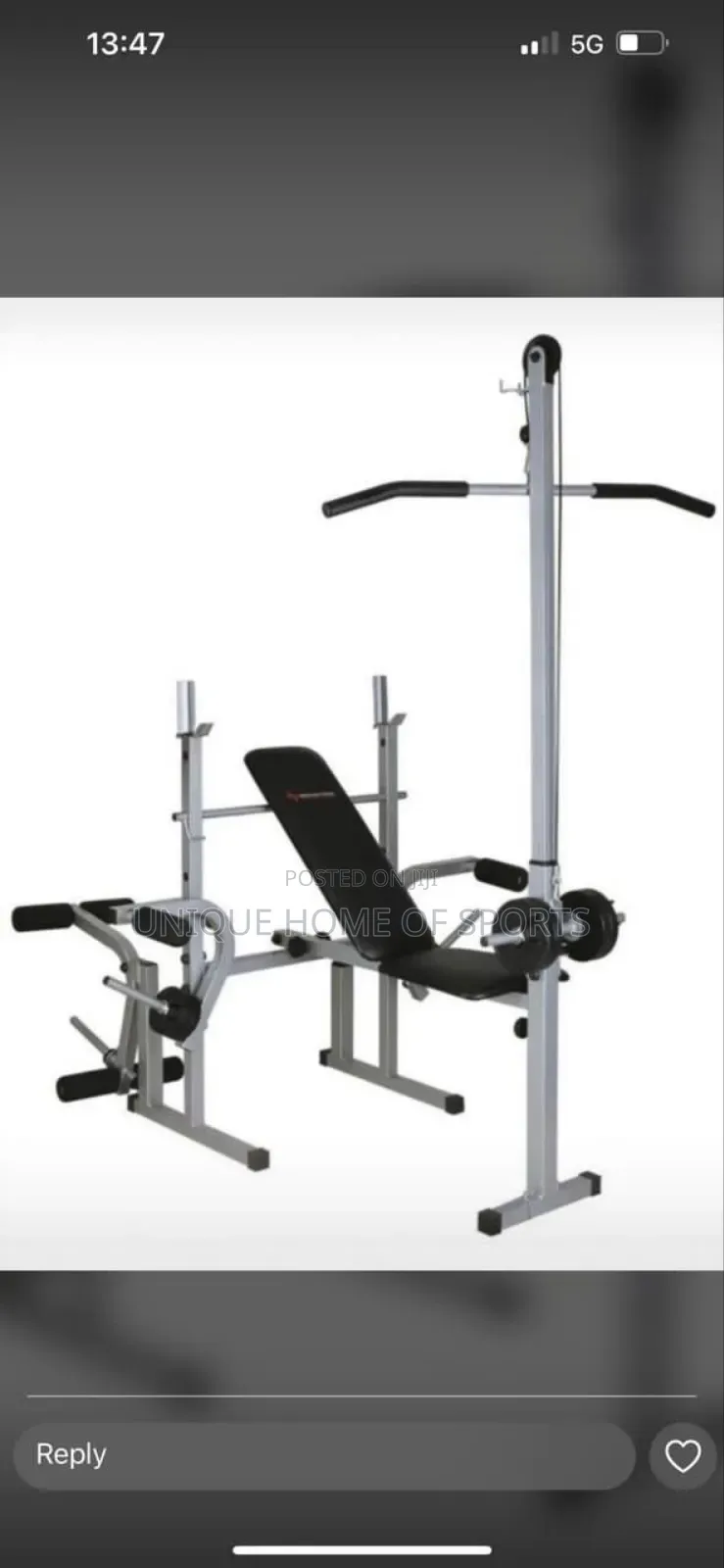 Weight Benche With Lap Pull