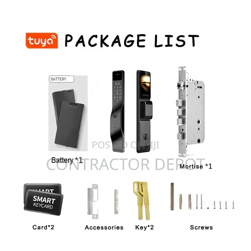 Model H7 Tuya Wifi Password Digital Keypad