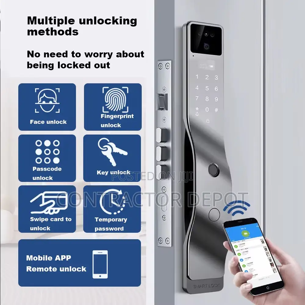 Ultra Thin Smart Home Luxury 6068 Mortise Touch Screen 3d