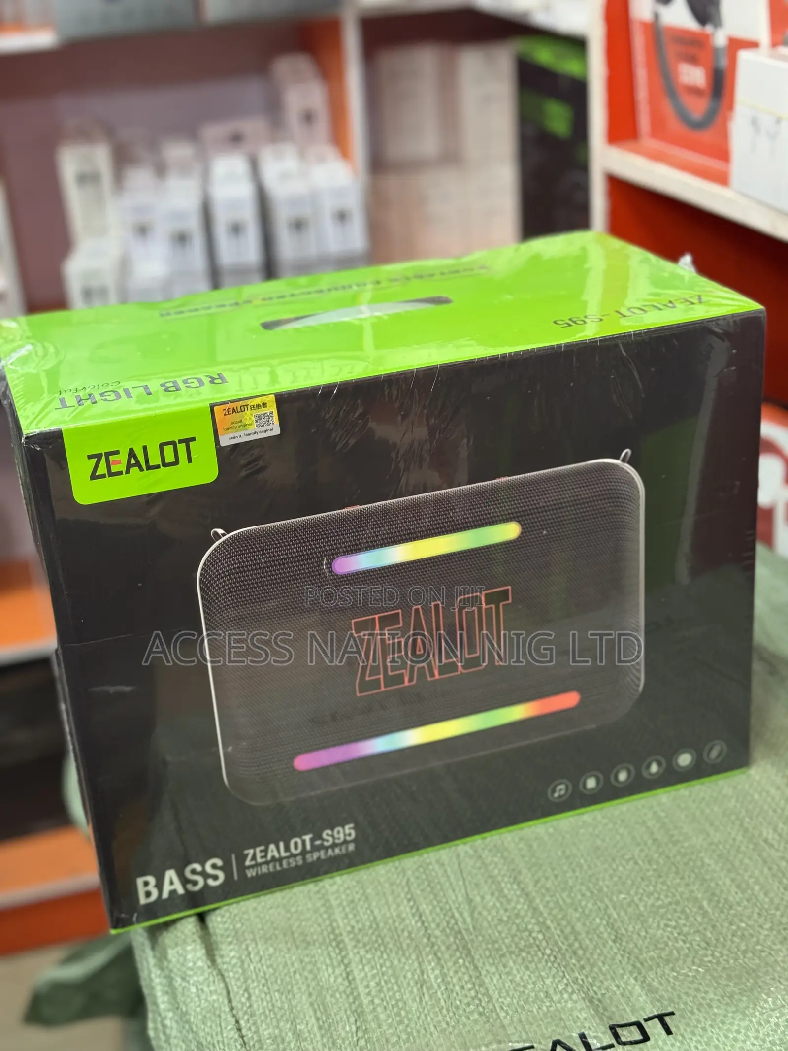 S95 Zealot Deep Bass 120w Boombox Handheld Subwoofer Outdoor