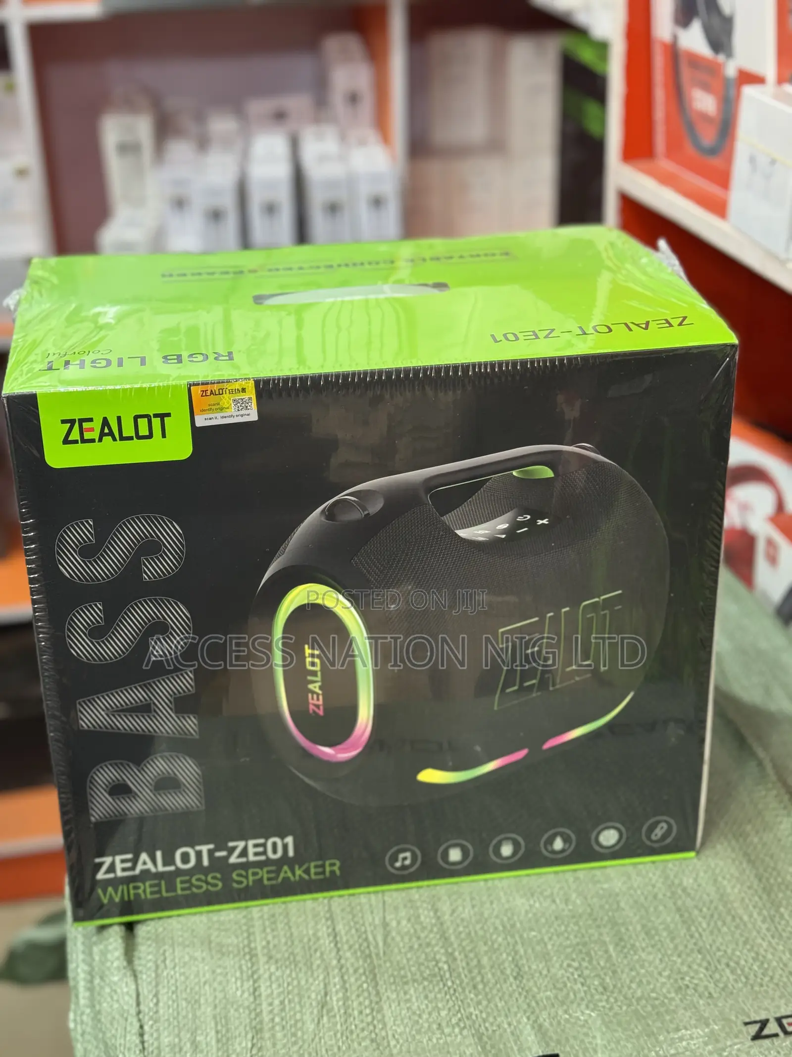 Zealot-ze01 120w Portable Speaker Subwoofer Waterproof
