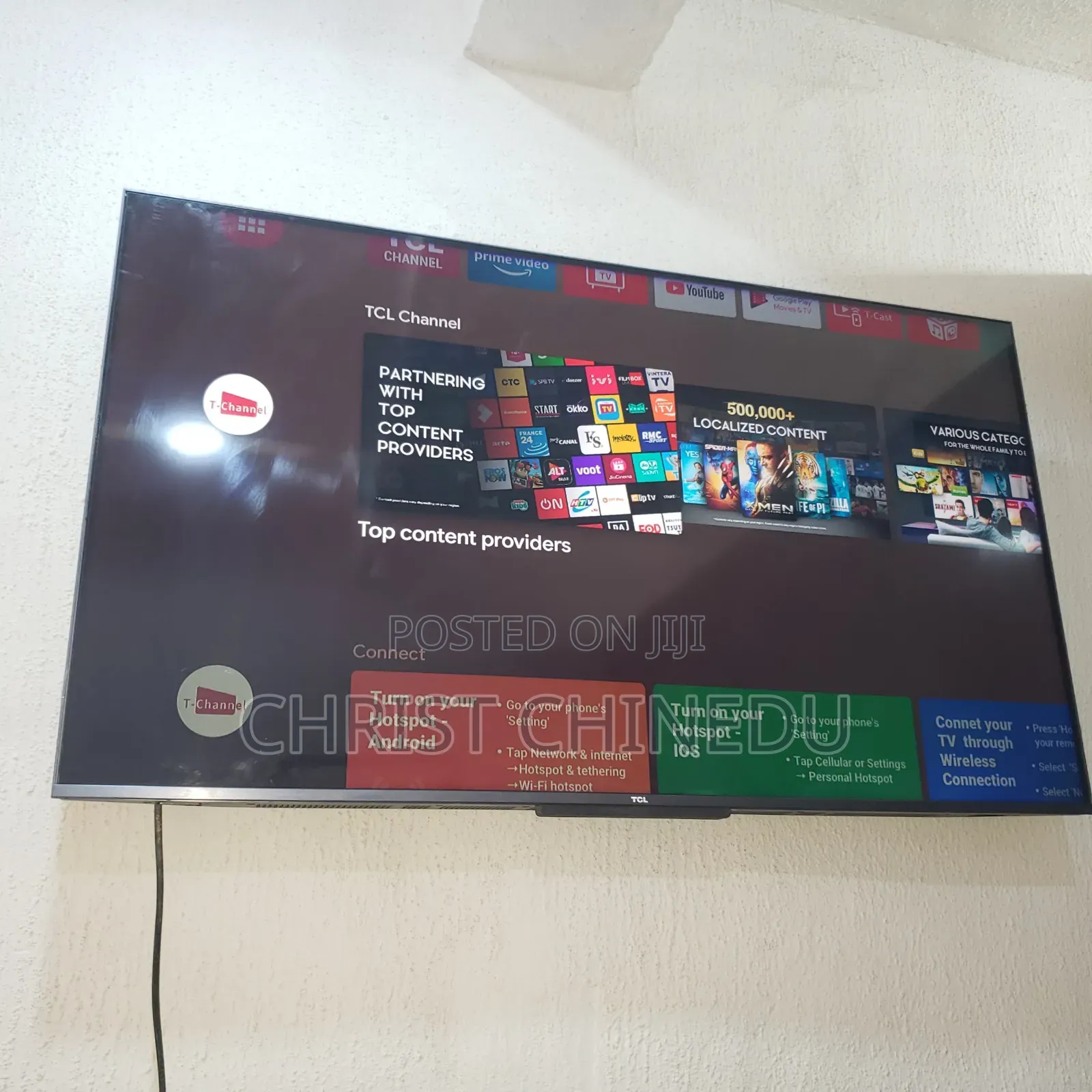Uk Neatly Used 50inches TCL Android Tv