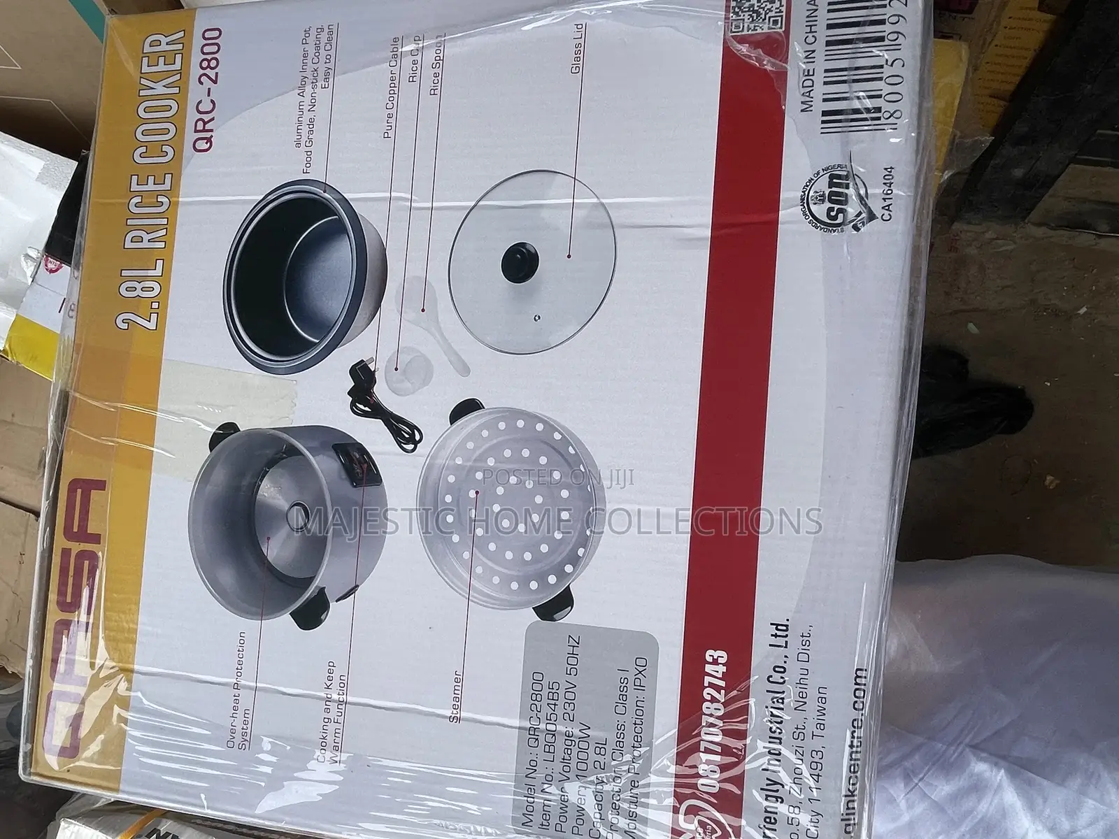 Gasa 2.8l Rice Cooker QRC-2800