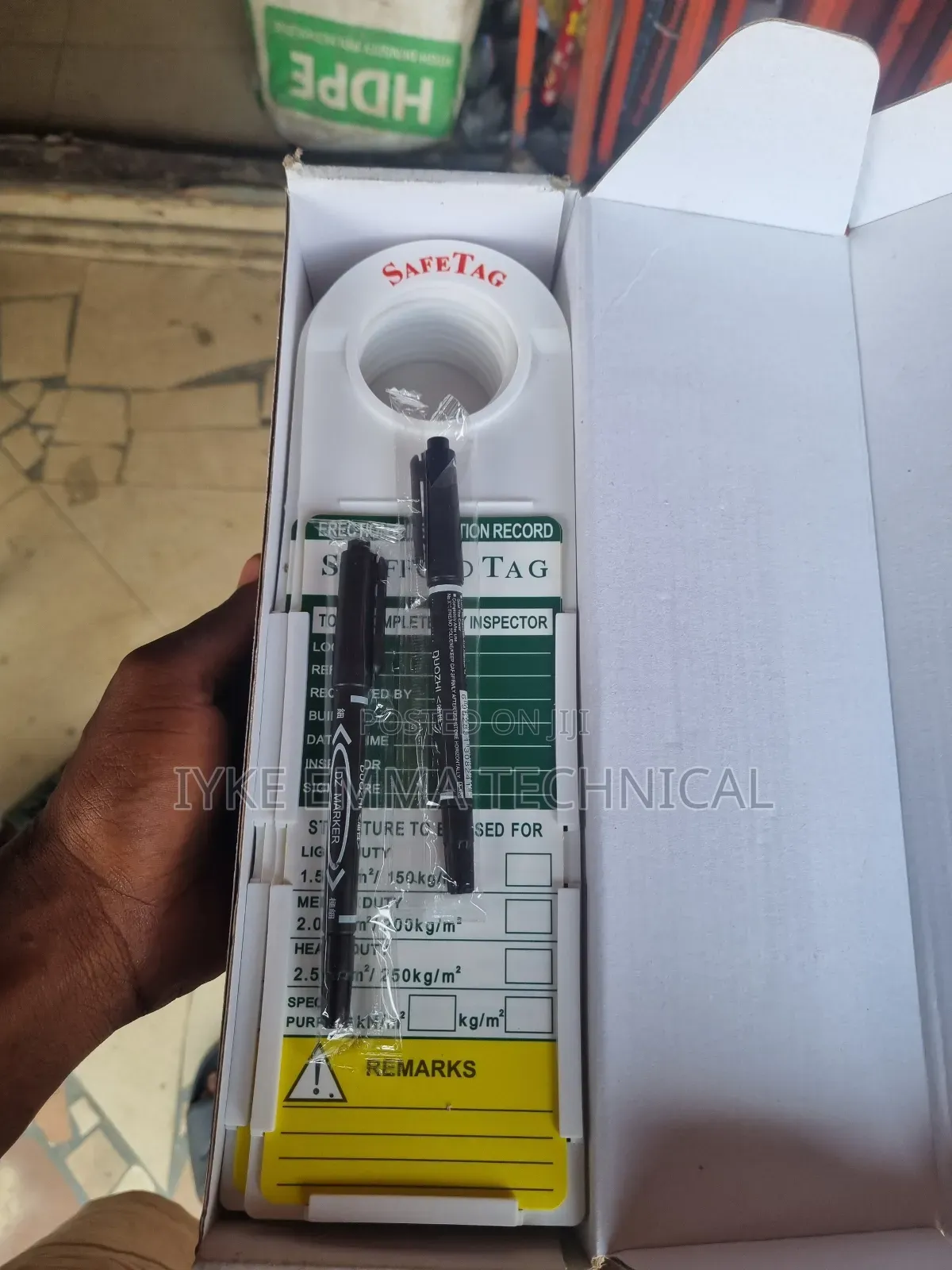 Safetag Scaffold Tag