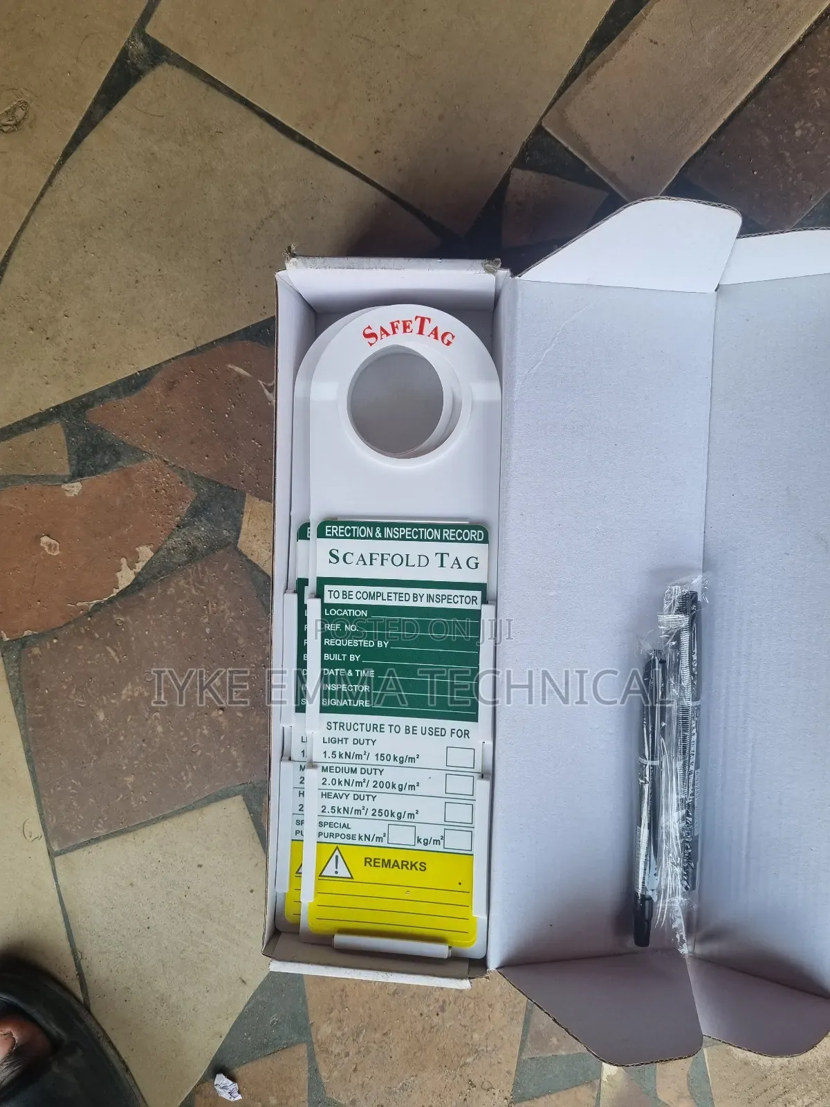 Safetag Scaffold Tag