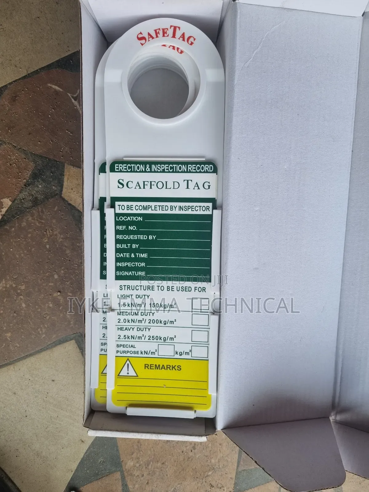 Safetag Scaffold Tag