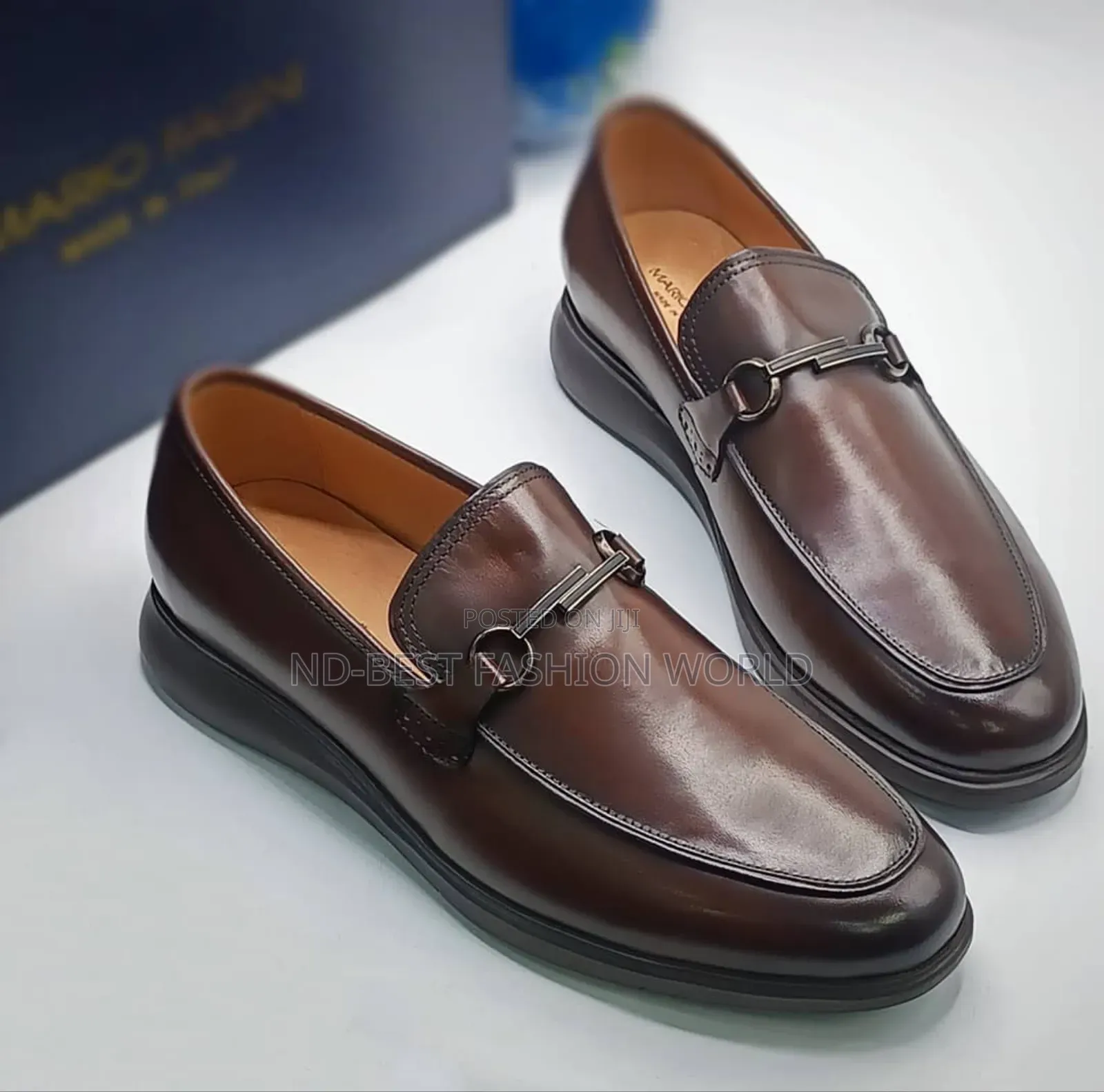 Brawn Leather Flat Shoes