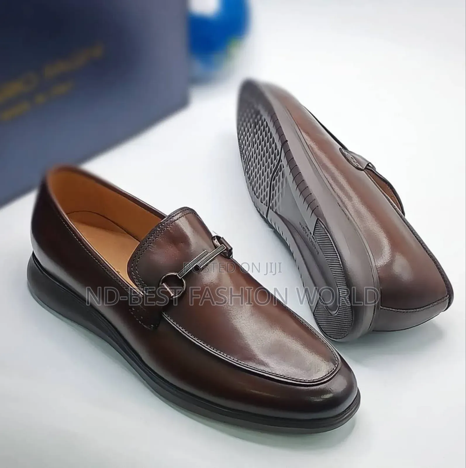 Brawn Leather Flat Shoes