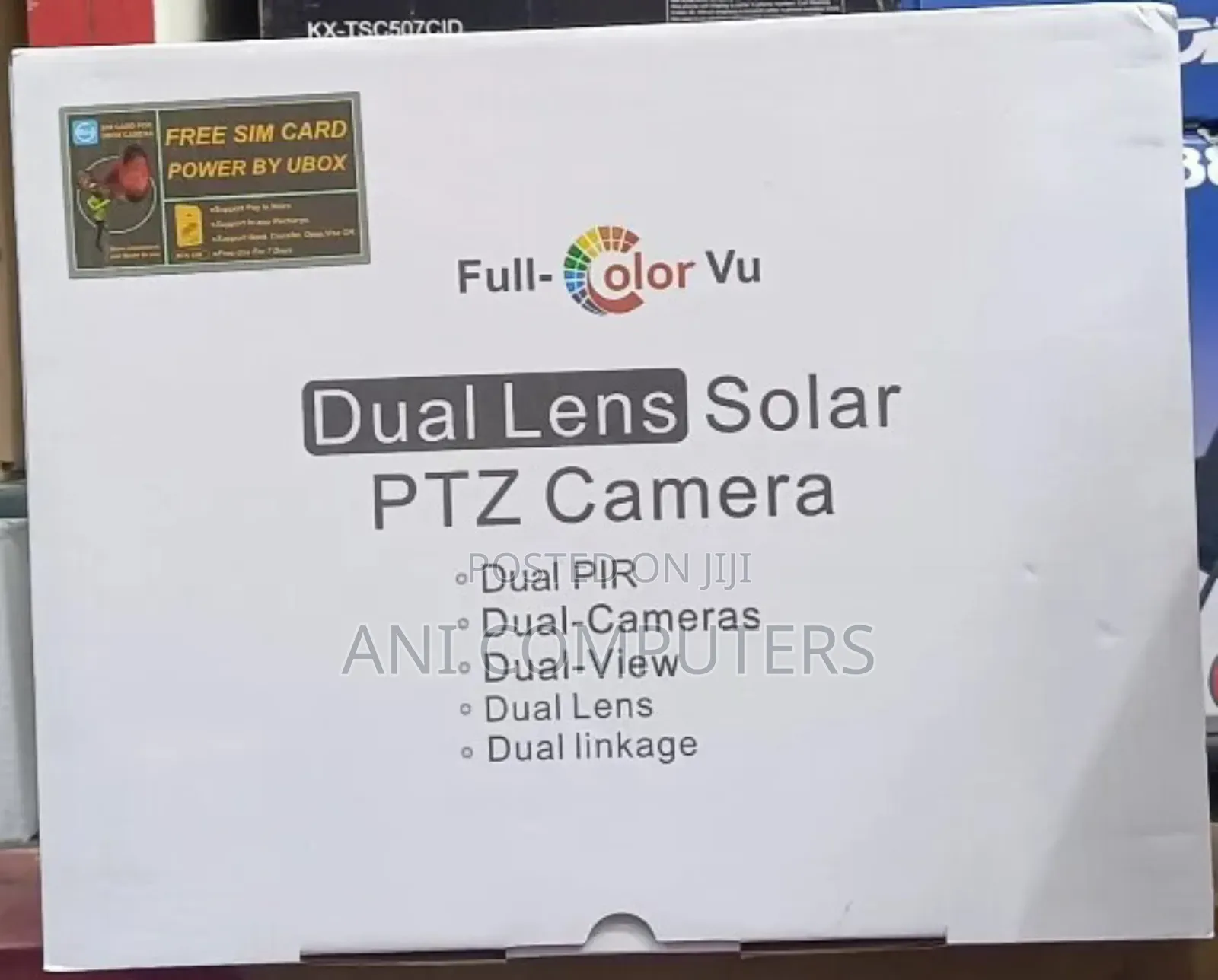 Gz Sony Dual Lens Solar PTZ 8mp Camera Model: Sd-904g