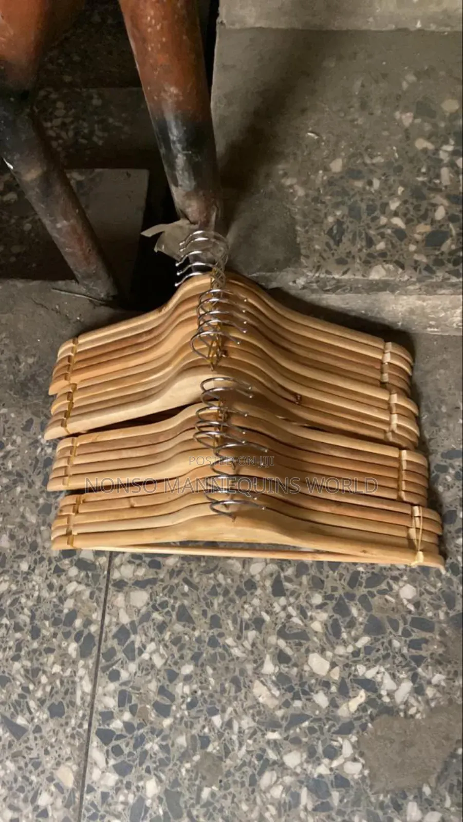 Pack Of Wooden Clothes Hanger