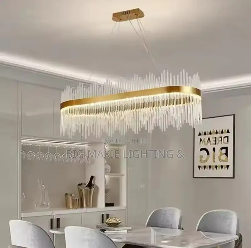 Light Luxury Post-Modern Living Room Crystal Chandelier