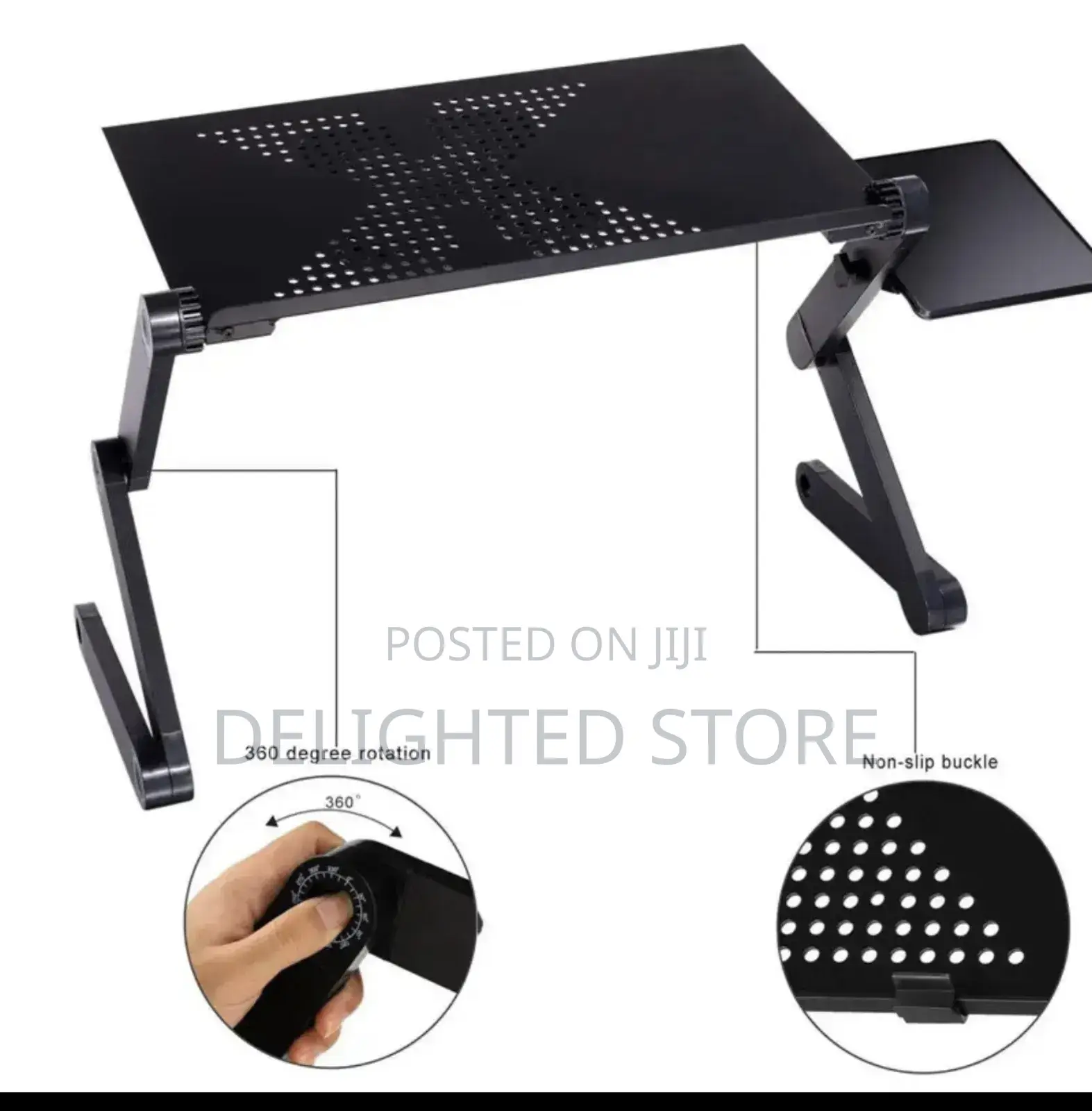 360° Multifunctional Laptop Stand Mouse Base Cooling Fan