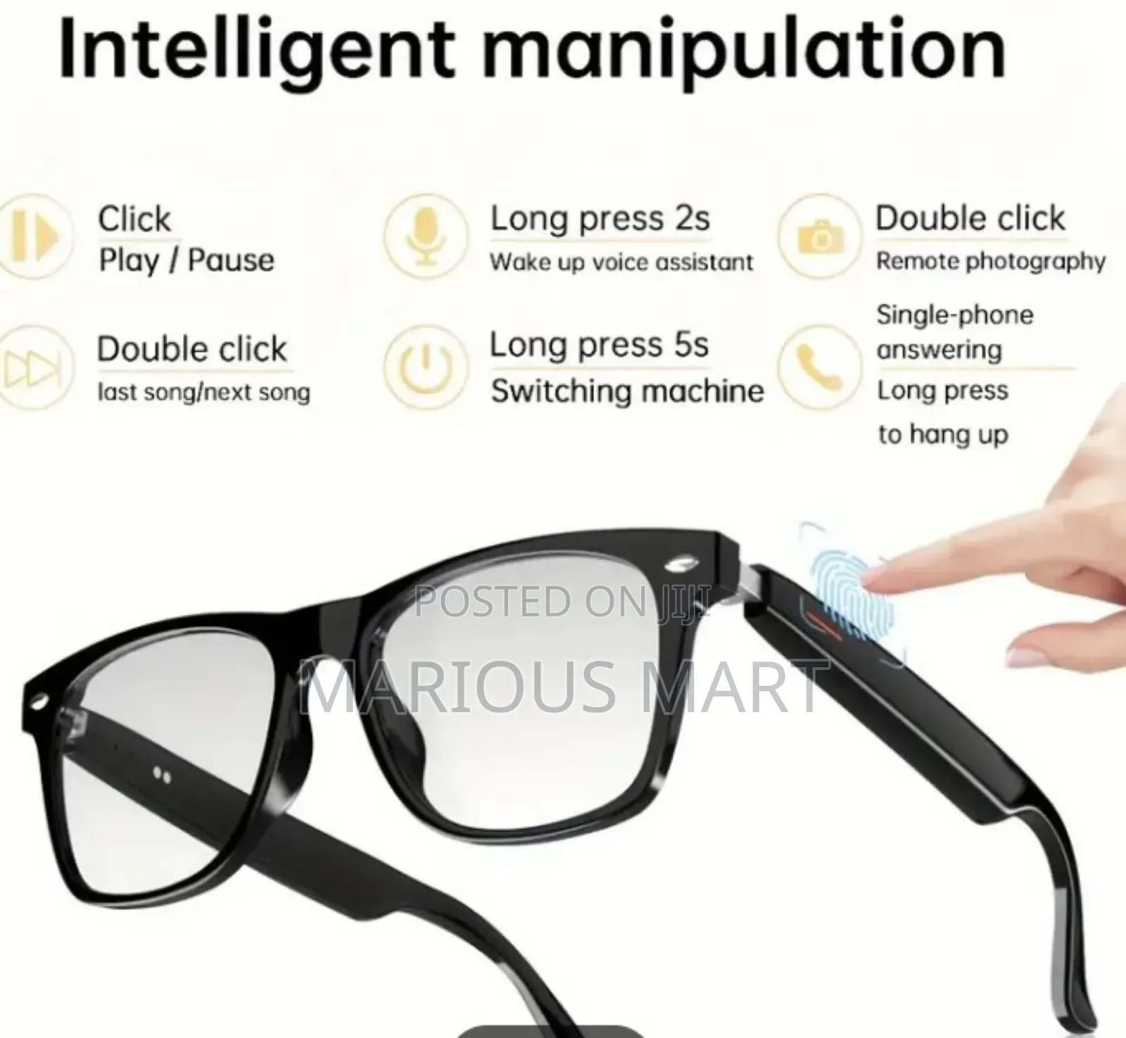 Wireless Earphone Glasses