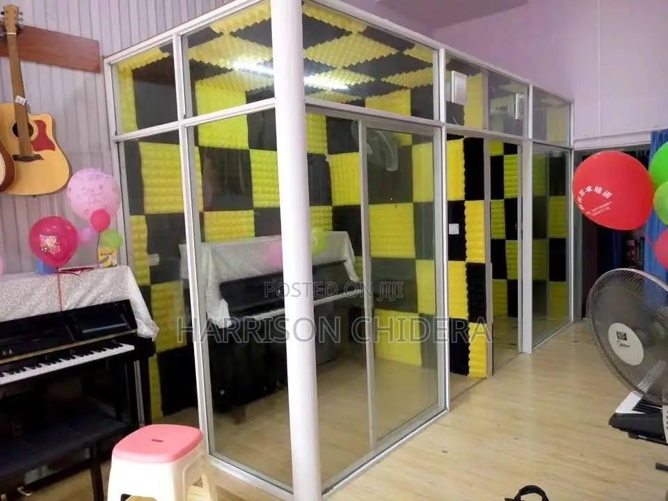 Stunning Yellow and Black Acoustic Foam
