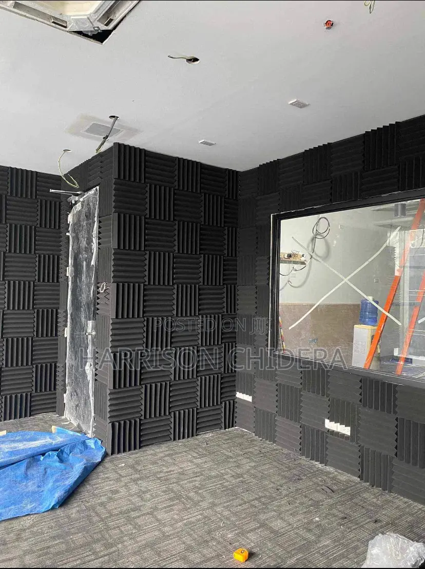 Stunning Yellow and Black Acoustic Foam