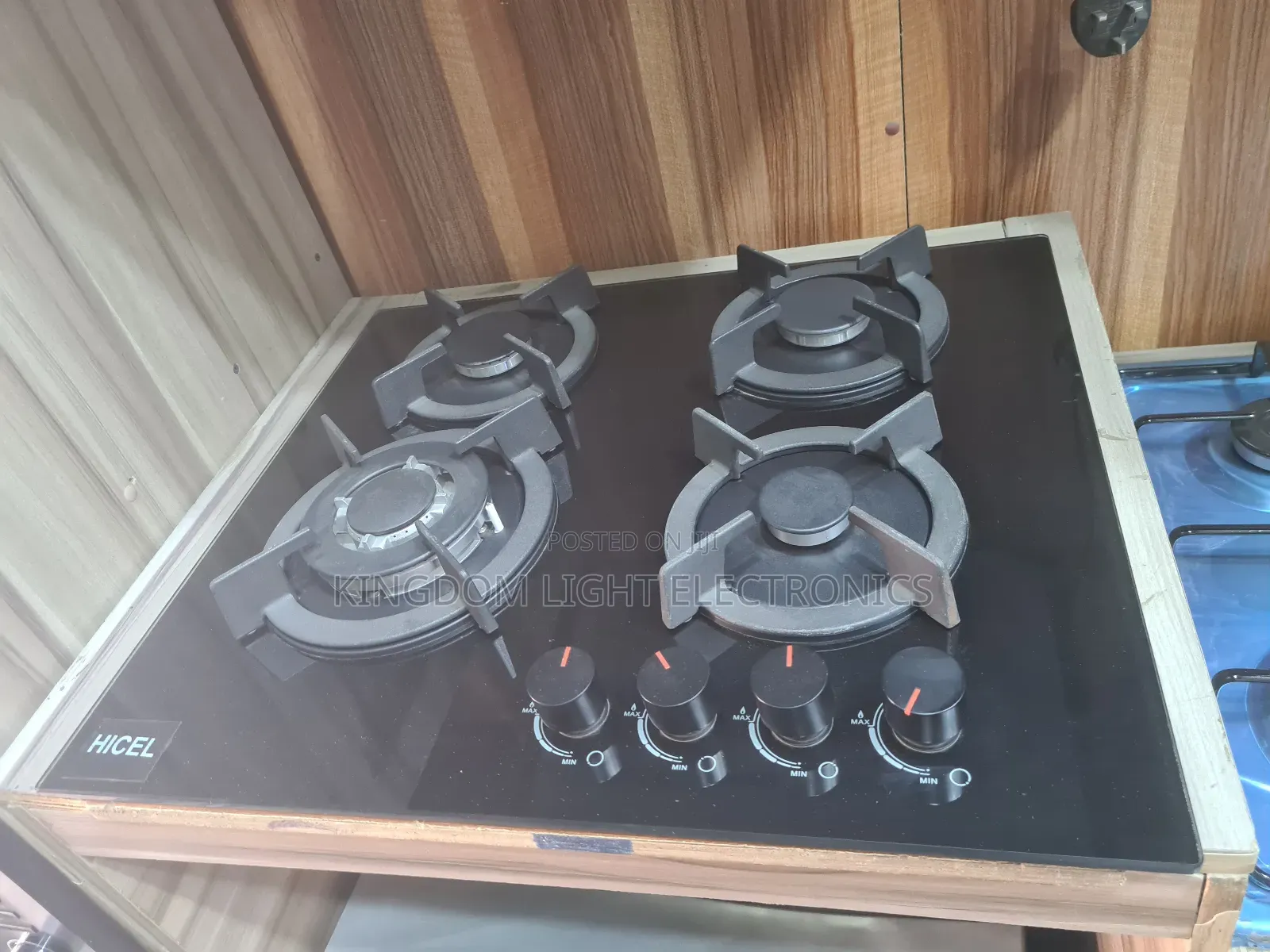Hicel Inbuilt 4 Burners Gas Cooker 60x60cm 100% Copper