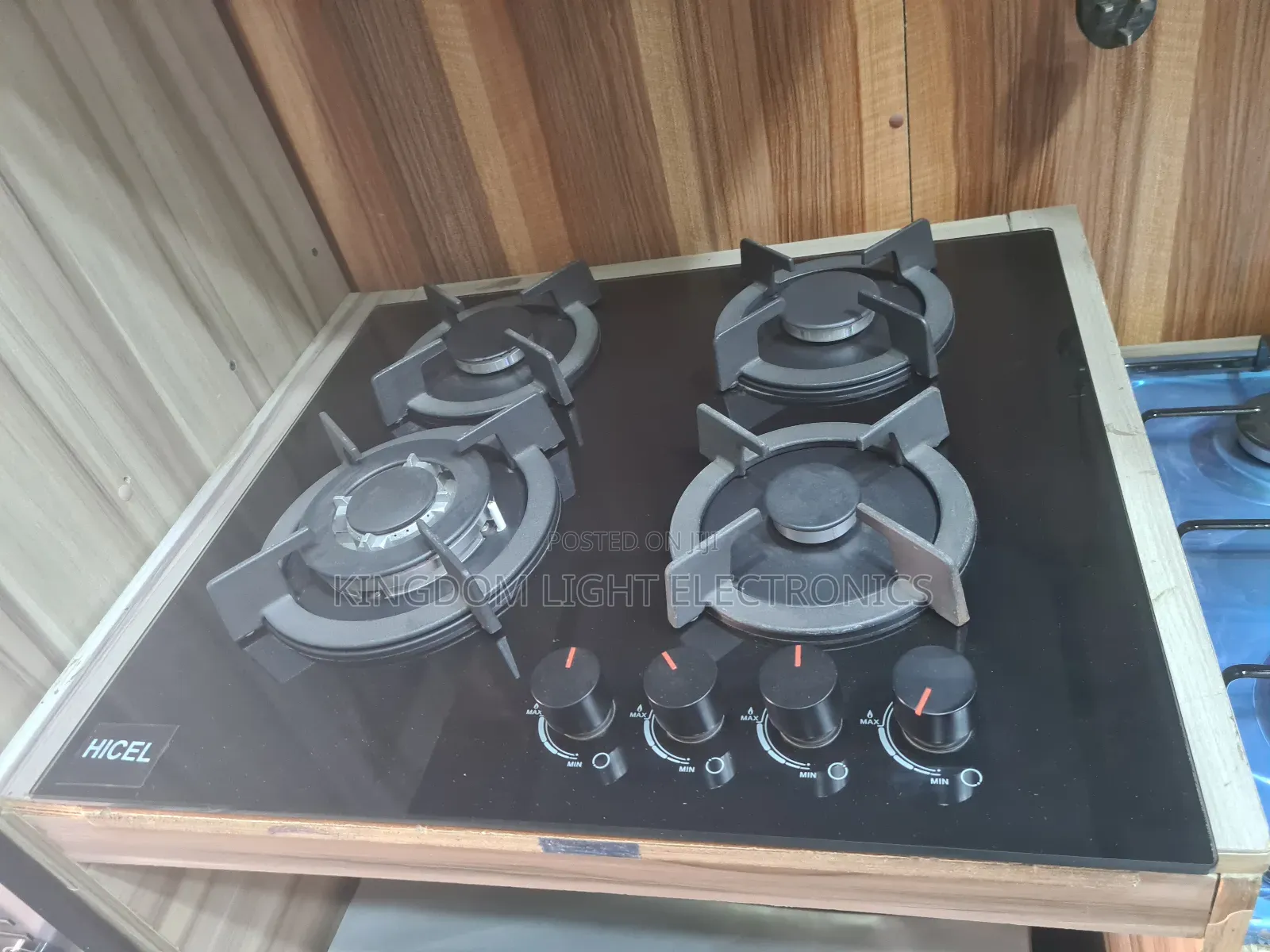Hicel Inbuilt 4 Burners Gas Cooker 60x60cm 100% Copper