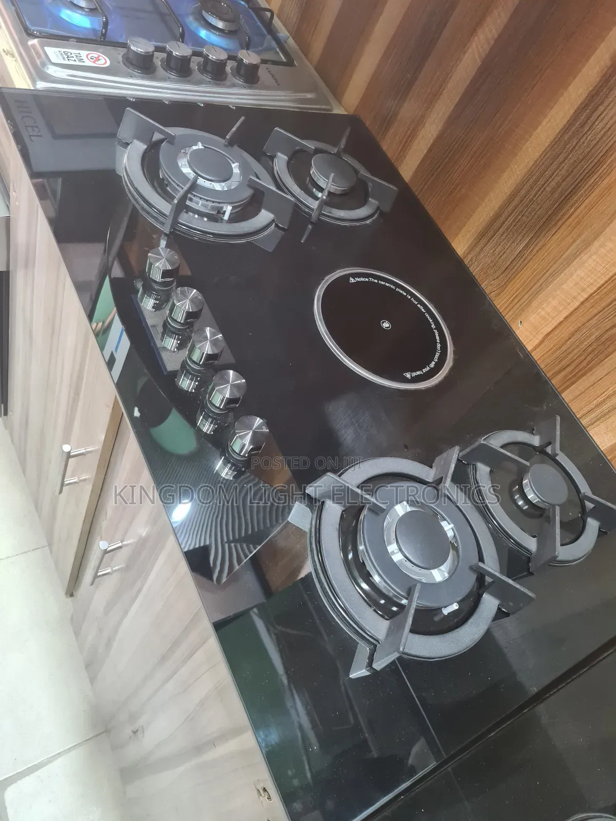Hicel Inbuilt 4 Gas and 1 Electric Gas Cooker 60x90cm