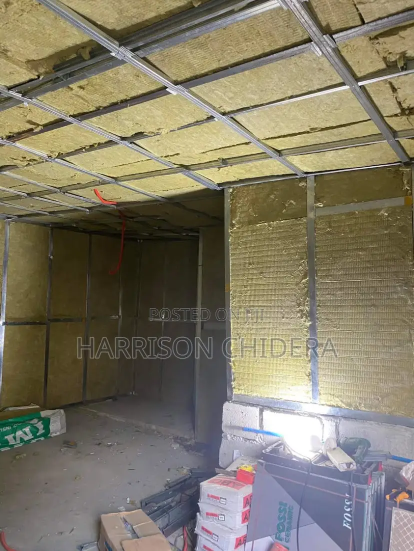 Wall Rock-Wool Soundproofing