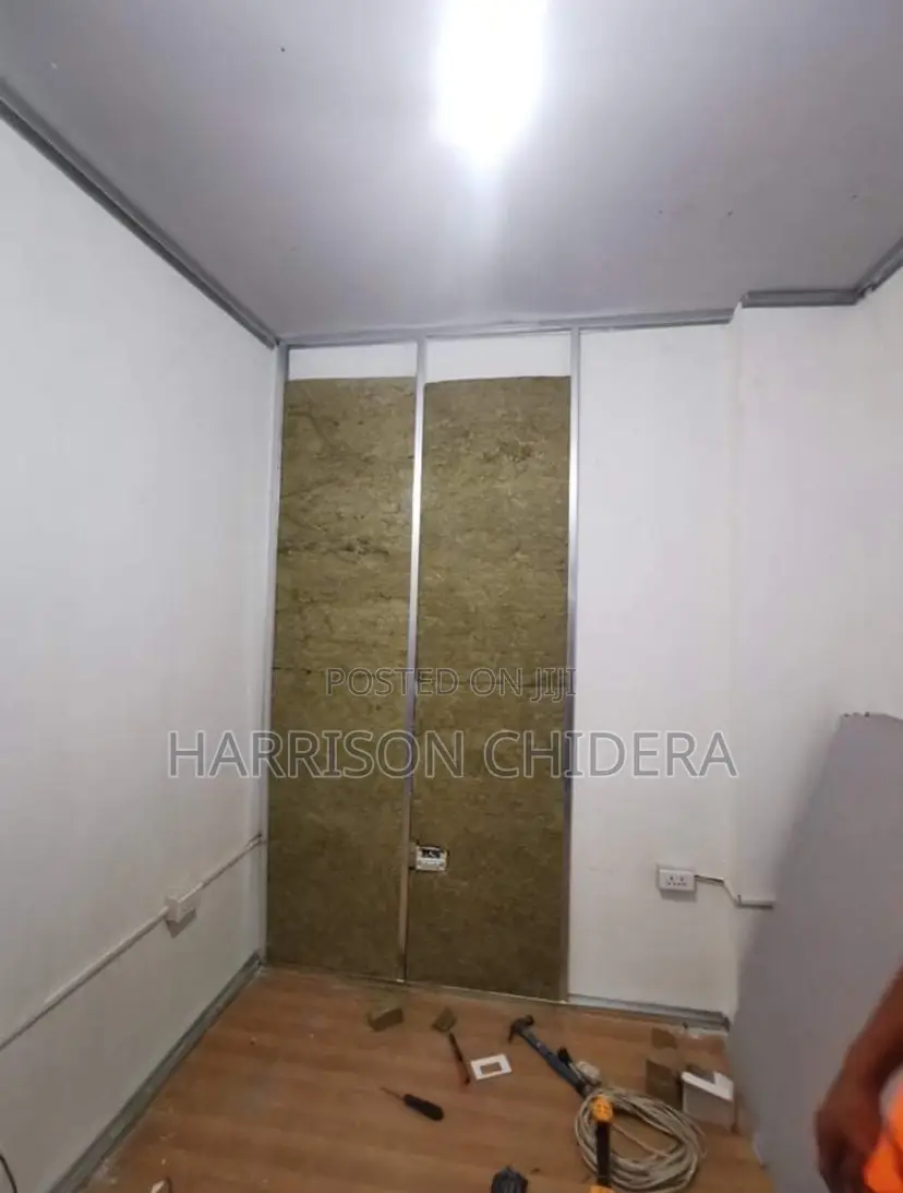 Wall Rock-Wool Soundproofing