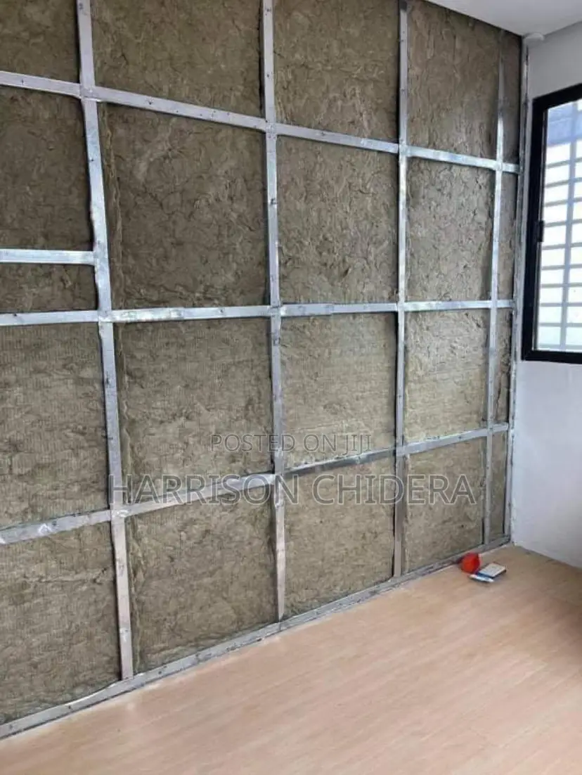 Wall Rock-Wool Soundproofing