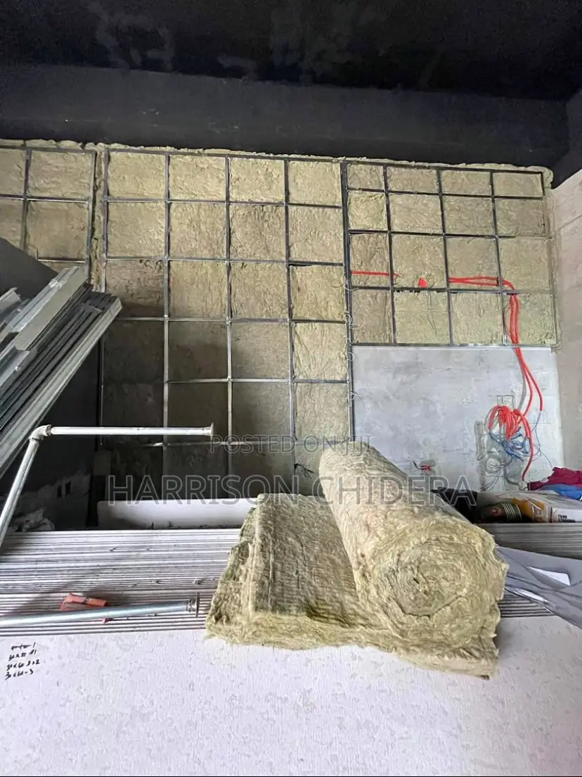 Wall Rock-Wool Soundproofing