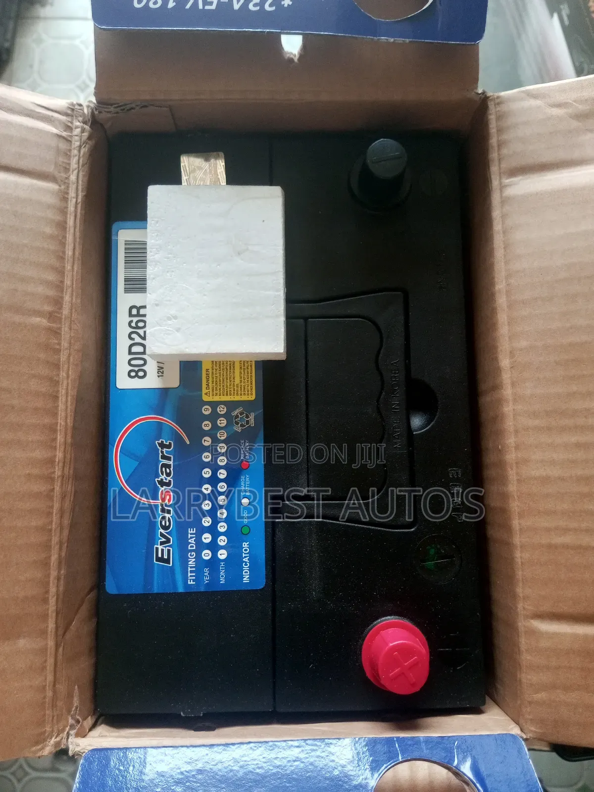 80ah Everstart Korea Battery