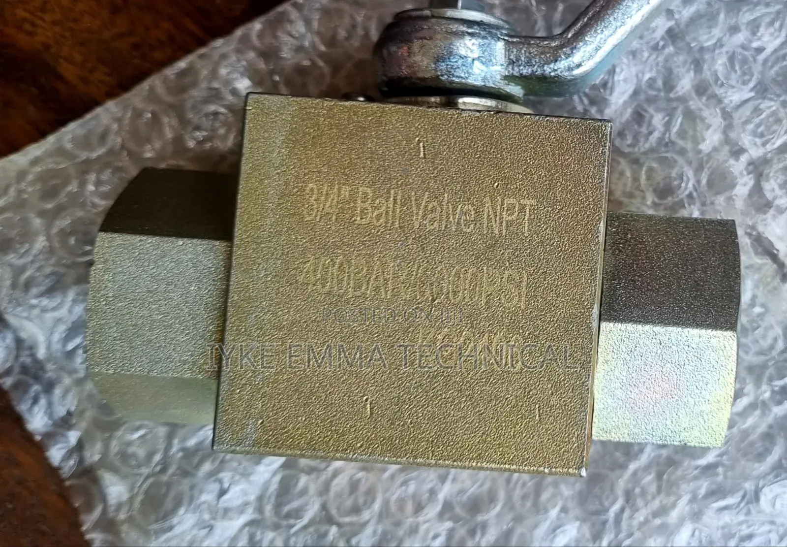 High Pressure Ball Valve 3/4" NPT 6000 Psi
