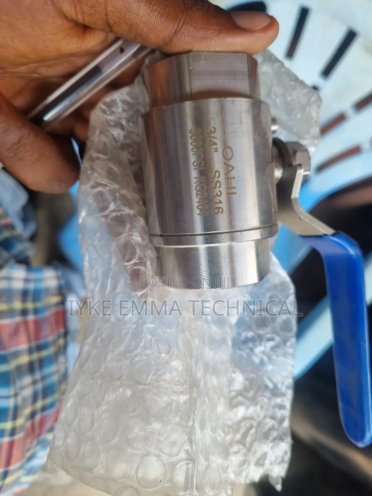 High Pressure Ball Valve 3/4" Ball Valve 3000 Psi Ss316