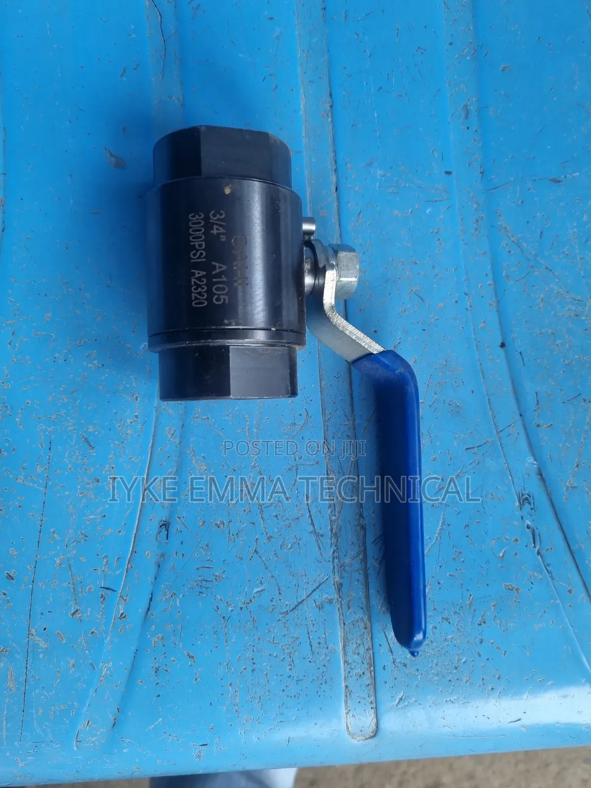 3/4" NPT 3000 Psi High Pressure Ball Valve Steel